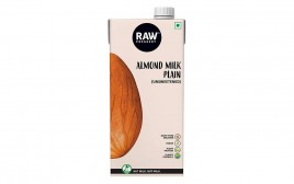 Raw Pressery Almonds Milk Plain (Unsweetened)  Tetra Pack  1 litre